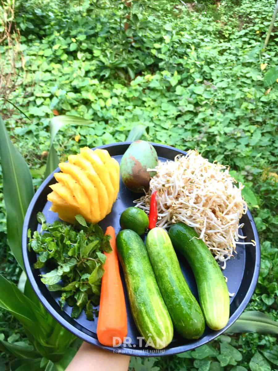 salad dứa dưa chuột